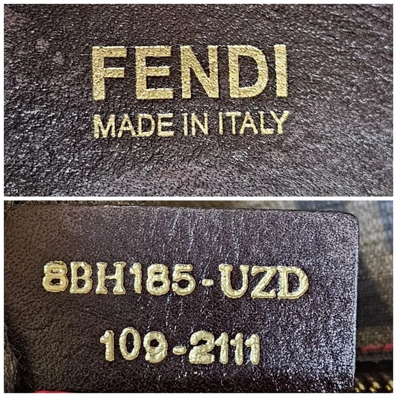 Fendi Zucca Coated Canvas Spalmati Roll Shopper Tote Brown - Picture 4 of 15